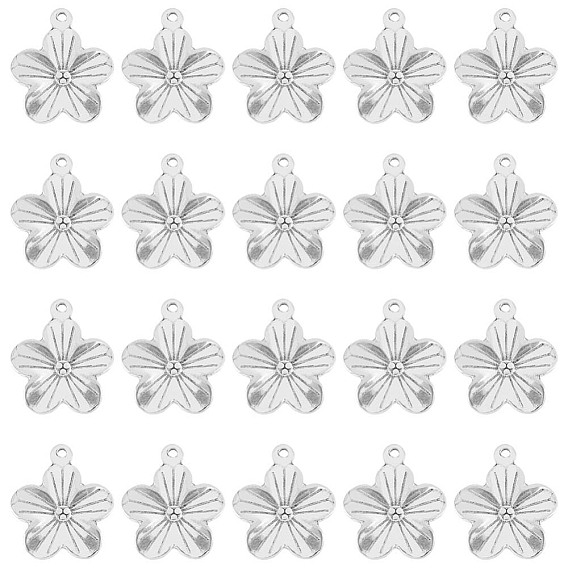 304 подвески из нержавеющей стали, цветок