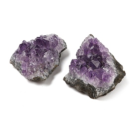 Nuggets Natural Amethyst Geode Crystal Cluster, for Feng Shui Home Ornaments
