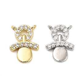 Латунные микро проложить кубического циркония подвески, стойки покрытие, долговечный, без свинца и без кадмия