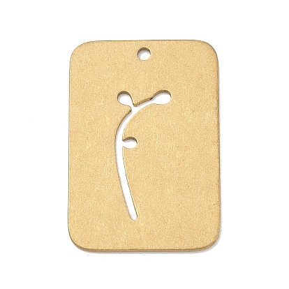Латунные подвески, прямоугольные и листовые подвески
