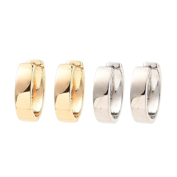 Серьги-кольца из латуни