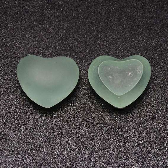 Transparent Resin Cabochons, Imitation Jell, Heart