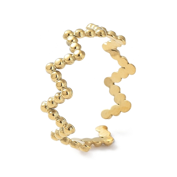 304 открытые манжеты из нержавеющей стали, волна