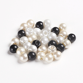 Resin Buttons, 1-Hole, Round