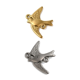 304 Stainless Steel Bird Links Connector Charms