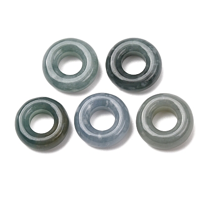 Кольца из натурального бирманского жадеита, круглые кольца