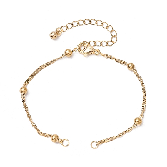 304 изготовление браслетов из нержавеющей стали в сингапурском стиле, С мячом