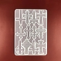 DIY Silicone Religion Cross Pendant Molds, Resin Casting Molds, for UV Resin, Epoxy Resin Jewelry Making