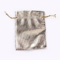 Organza Bags, Rectangle, Gold & Silver
