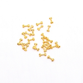 Alloy Cabochons, for DIY Crystal Epoxy Resin Material Filling, Bone