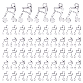 100 шт. Подвески из сплава в тибетском стиле, музыкальные ноты/слова-талисманы