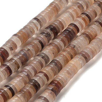 Природного кварца нитей бисера, диск, Heishi бусы