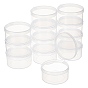 40Pcs Transparent Plastic Bead Containers, with Hinged Lids, Column