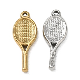 304 Edelstahl Anhänger, Charme für Tennisschläger