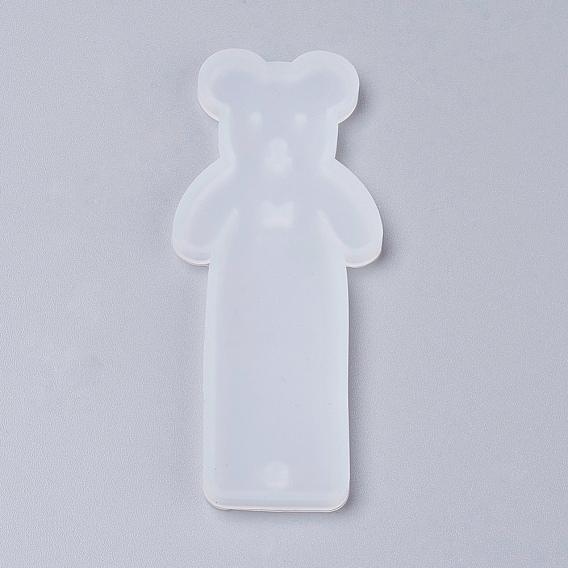 Silicone Bookmark Molds, Resin Casting Molds, Bear