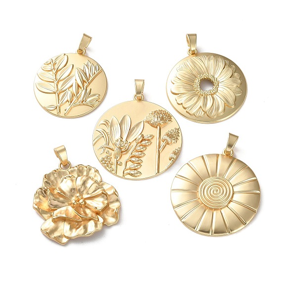 Большие сплавочные подвески, долговечный, без свинца, без никеля и без кадмия, матовое золото