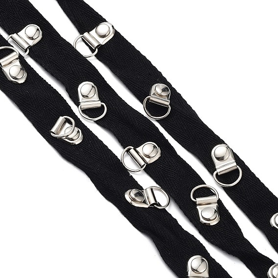 Cotton & Iron Clasps Elastic Straps, Clothing Replacement Accessories