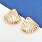 Латунь серьги, формы раковины