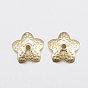 201 Stainless Steel Bead Caps, Star, Five-Petal