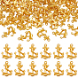 100Pcs Alloy Pendants, Cadmium Free & Lead Free, Anchor Charms