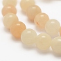 Natural Pink Aventurine Beads Strands, Round