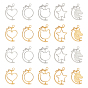 Alloy Open Back Bezel Pendants, For DIY UV Resin, Epoxy Resin, Pressed Flower Jewelry, Unicorn & Ring & Star & Heart & Cat