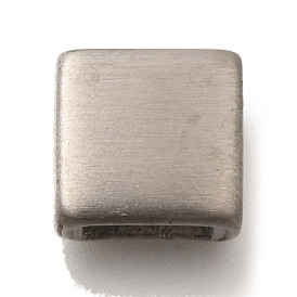 304 Stainless Steel Beads, Square