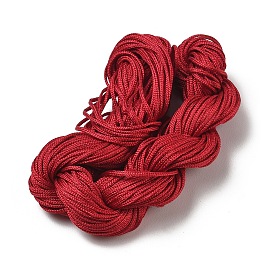 Nylon Braided Cord, Chinese Knotting Cord for Beading Jewelry Making Macrame Craft