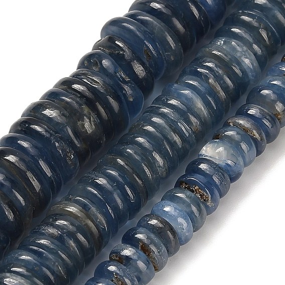 Натуральный кианитовые бисер пряди, рондель