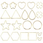 304 acier inoxydable reliant bagues, formes mixtes