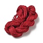 Nylon Braided Cord, Chinese Knotting Cord for Beading Jewelry Making Macrame Craft