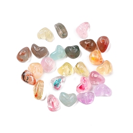 Transparent Acrylic Beads, Mixed Shapes