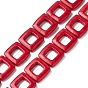 Synthetic Turquoise Beads Strands, Dyed, Square