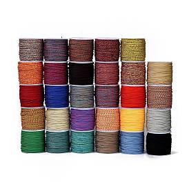 Macrame Cotton Cord, Braided Rope, with Plastic Reel, for Wall Hanging, Crafts, Gift Wrapping