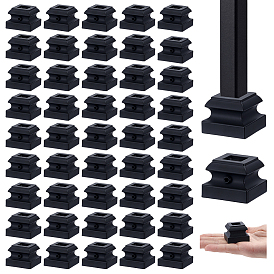 Железные основания для лестничных перил, чёрные