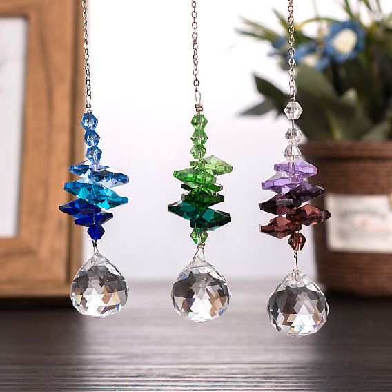Подвеска в виде ловца солнца из хрустального стекла, создатель радуги, украшение сада и дома своими руками