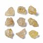 Rough Raw Natural Citrine Beads, for Tumbling, Decoration, Polishing, Wire Wrapping, Wicca & Reiki Crystal Healing, No Hole/Undrilled, Nuggets