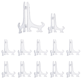 30 Pcs 2 Styles Plastic Tray, Rack Tray Bracket, for Jewelry Display