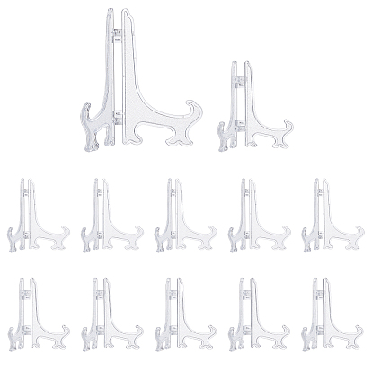 30 Pcs 2 Styles Plastic Tray, Rack Tray Bracket, for Jewelry Display