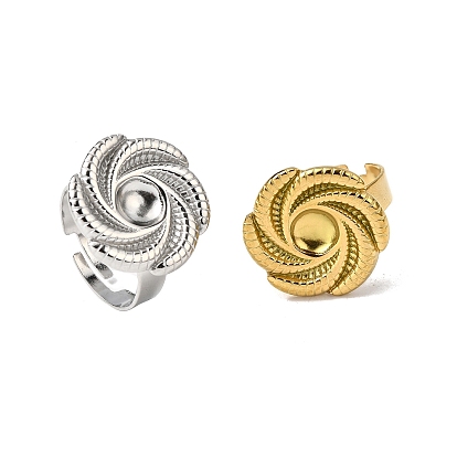 304 компоненты манжетного кольца из нержавеющей стали, Настройки колодки кольцо, цветок