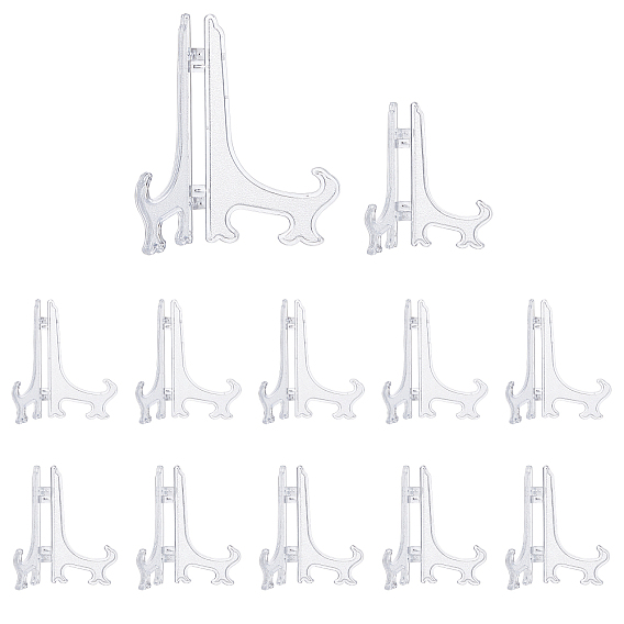 30 Pcs 2 Styles Plastic Tray, Rack Tray Bracket, for Jewelry Display