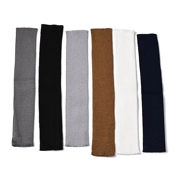 6шт. 6 цвета полиэстеровая эластичная резинка для манжет, отделка воротника выреза горловины пояса