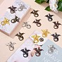 36Pcs Flying Dragon Charms Pendant Tibetan Style Alloy Charm Animal Pendants Mixed Color for Jewelry Handmade Making