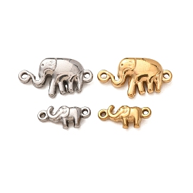 304 Stainless Steel Connector Charms, Elephant Links