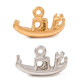 Pendentifs en acier inoxydable, charmes de bateau, plaqué longue durée