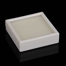 Plastic Packing Boxes with Velvet and Sponge inside, Square