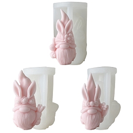 Форма для свечей-карликов, безликий старик силиконовая форма, сделай сам гипсовый ароматерапевтический камень орнамент форма