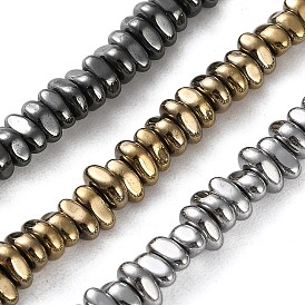 Гальванические нити из синтетических немагнитных гематитовых бусин, самородки