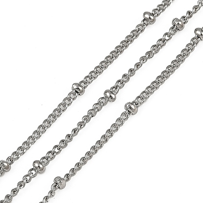 304 цепи спутниковые из нержавеющей стали, пайки, рондель, с катушкой