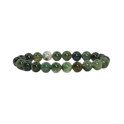 Natural Crystal Stone Bracelet Unisex Elastic Beaded Jewelry